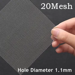 High - Performance Stainless Steel Woven Wire Filter Mesh (30x30cm, 4 - 400 Mesh) (20Mesh)
