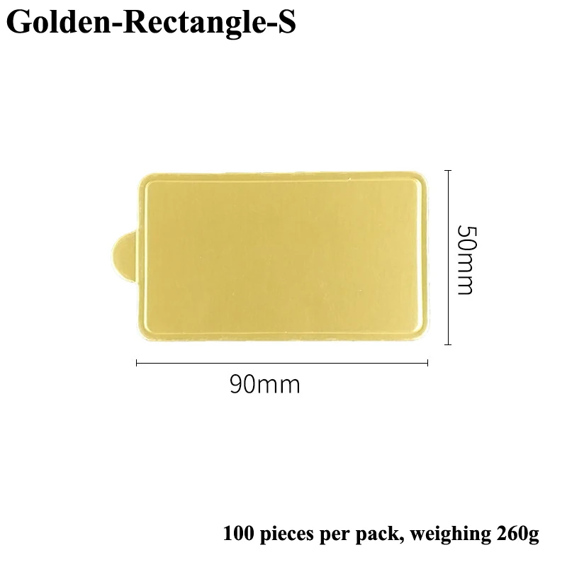 110 Unidades Tablas Para Tartas Mini 9cm - Doradas, Cartón Alimentario, Ideales Para Mousse, Postres, Bodas Y Cumpleaños