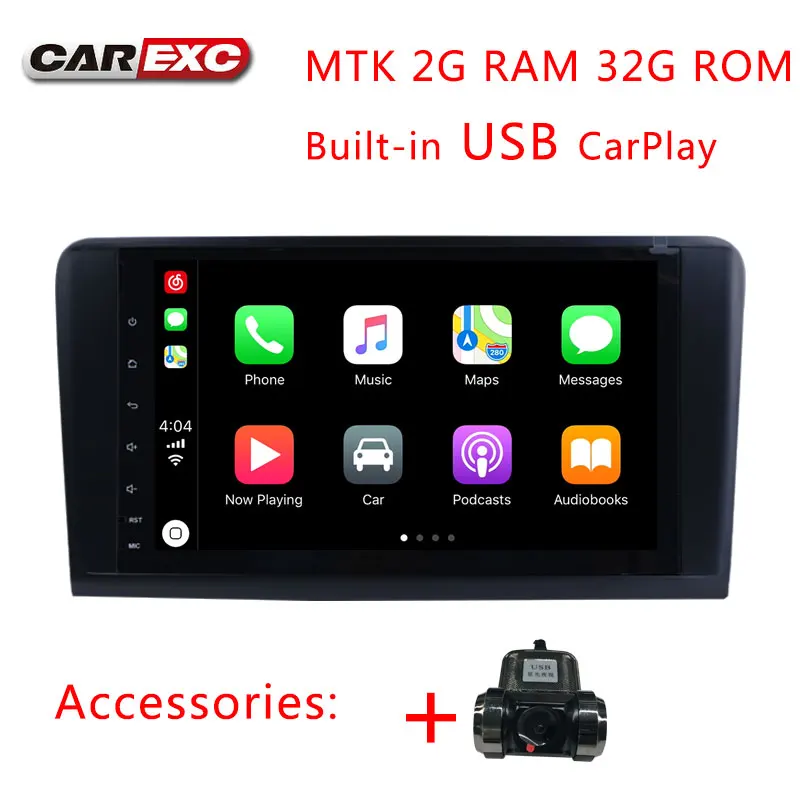 Android 9,0 Автомобильный gps радио для Benz GL ML Класс W164 W300 ML320 ML280 ML350 GL320 GL350 GL450 мультимедийный плеер DAB Carplay - Цвет: 32G USB Carplay DVR