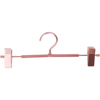 

10 Pieces Of High-Strength Strong Rose Gold Pants Skirt Bottom Hanger with Clip