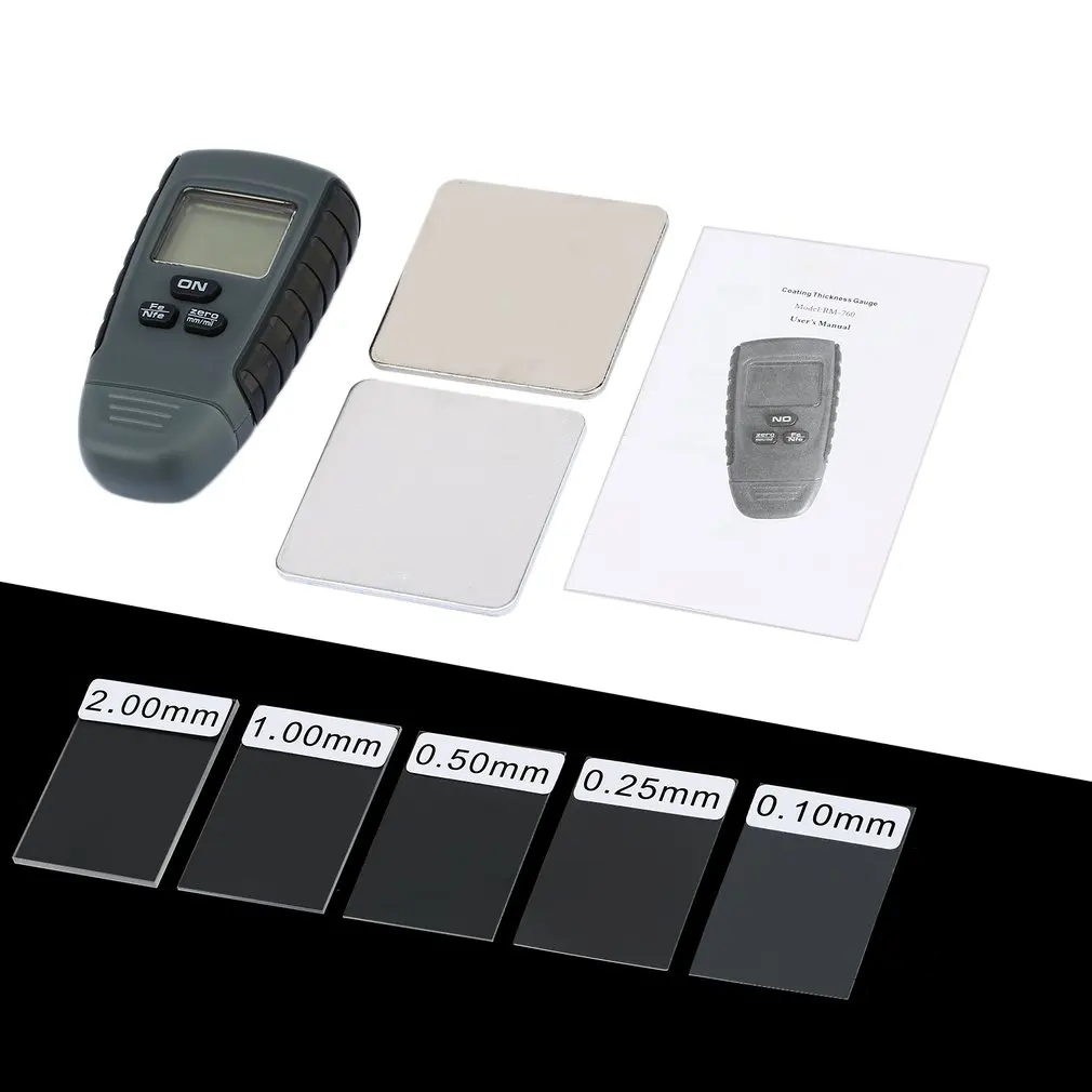 

RM660 Digital Coating Thickness Gauge Car Paint Thickness Meter Paint Thickness tester Thickness Gauge LCD Display Digital Tool