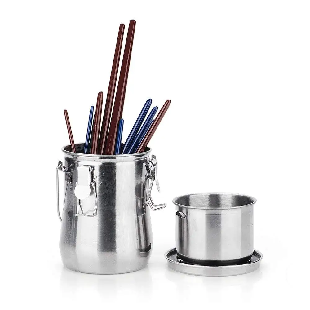 Arrtx Edelstahl Pinsel Washer Reiniger Künstler Tragbare Malerei Pinsel Waschen Eimer Waschen Stift Topf – Detail 1