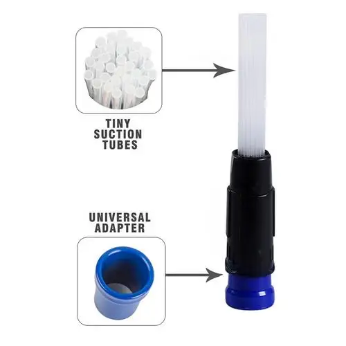 Azul Bluehare Cepillos para aspiradoras,Universal Removedor de Suciedad Herramienta Limpieza de Vacío Cepillo de Limpieza Polvo Cepillo 