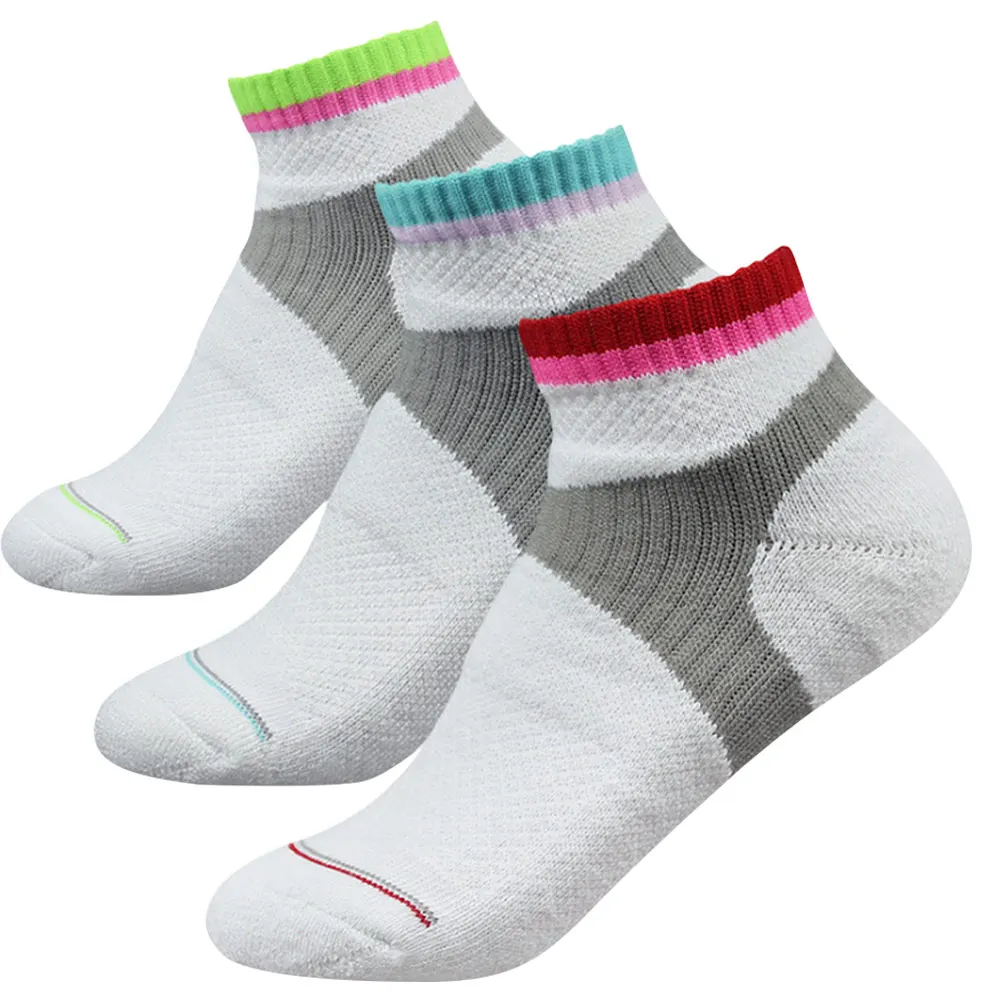 Женский спортивный для бега хлопковые носки для бега дышащие удобные спортивные длинные прямые носки для зимы и осени TC21