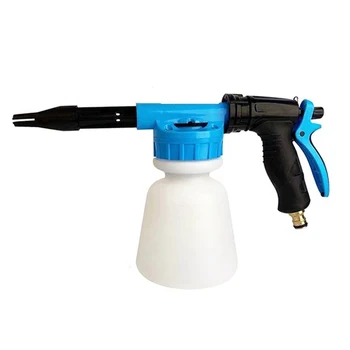 

Car Washing Foam Gun Adjustable Multi Ratio Garden Hose Foam Sprayer 2.5-4Bar Telescopic Brush Microfiber Towel