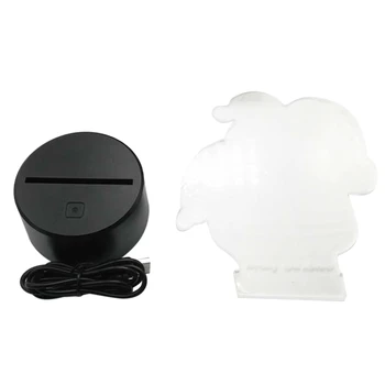 

Creative LED Night Light 7 Color Changing 3D Guitar Shape Touch Lamp Decorative