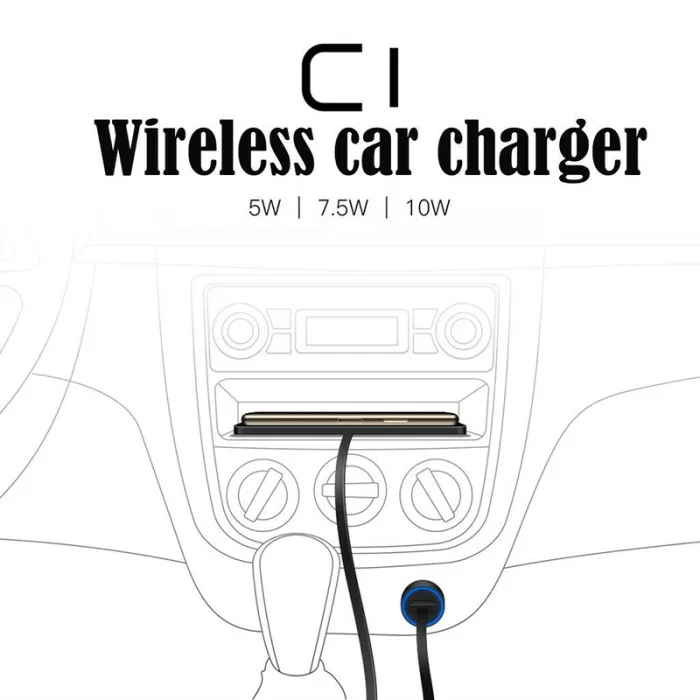 Car Anti Skid Wireless Fast Charger Silicone Pad Phone Dash Mount Non Slip C44