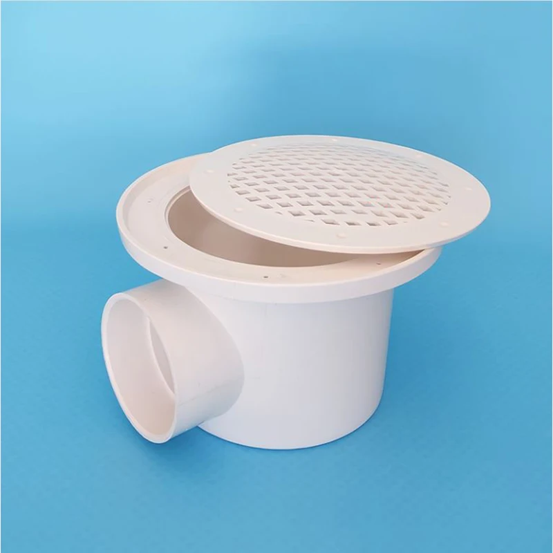 Fish pond filter parts with water trap outlet water outlet filter intubation flower drain Canvas