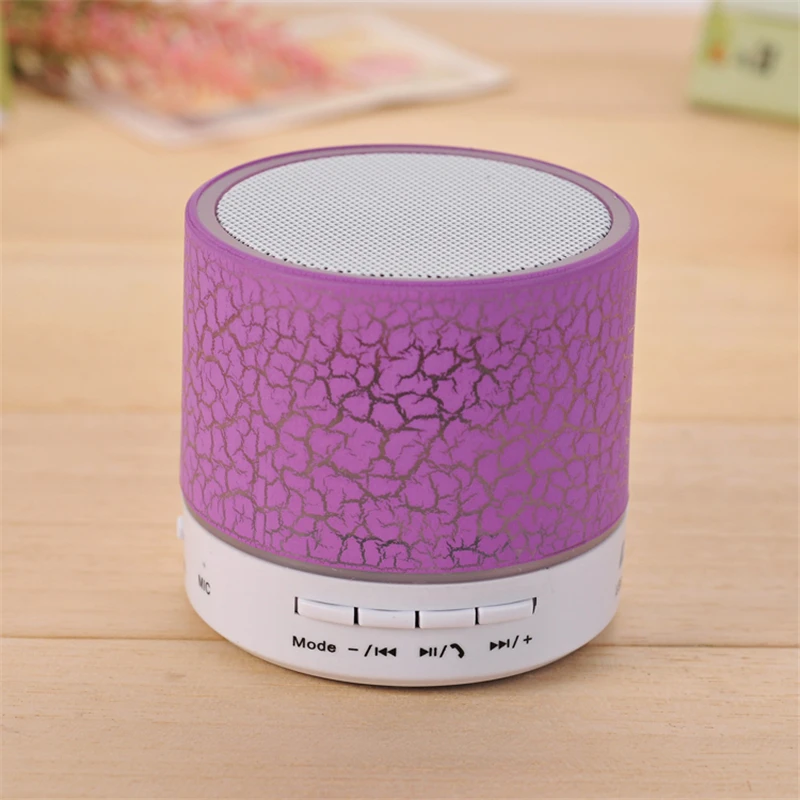 Bluetooth динамик мини беспроводной громкий динамик трещины светодиодный TF карта USB Сабвуфер Bluetooth динамик s MP3 стерео аудио музыкальный плеер