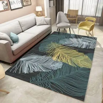 Нетканый войлочный нескользящий коврик геометрический большой размер коврик для гостиной, спальни, столовой, кухни, прихожей, скандинавский ковер на заказ - Цвет: A16