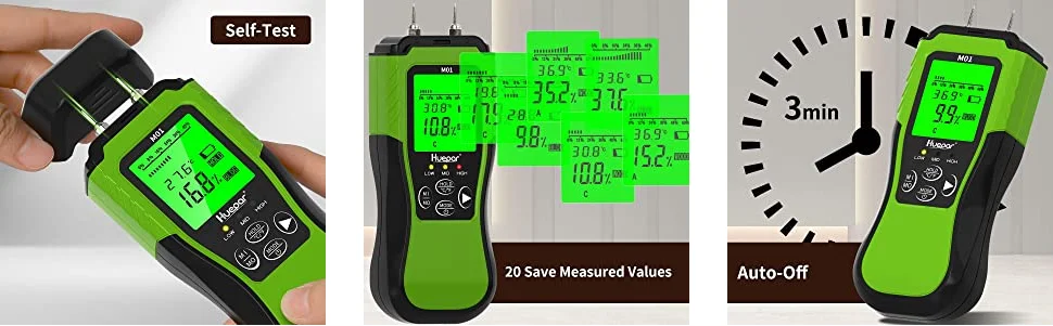Humidimètre numérique avec écran LCD, mesure du feu, du bois, du plâtre,  des murs, détecteur d'humidité, testeur de caravane à chape, 1x - AliExpress