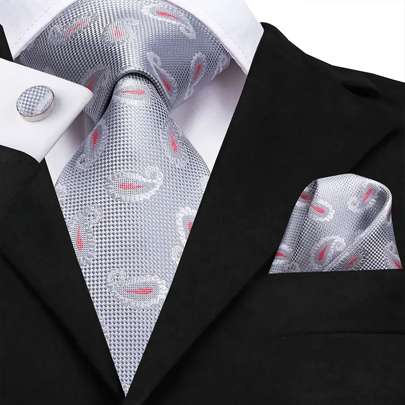 Hi-Tie шелк Роскошные брендовые дизайнерские Галстуки Пейсли для мужчин фиолетовые золотые Галстуки карманные Квадратные запонки набор роскошные шелковые мужские галстуки