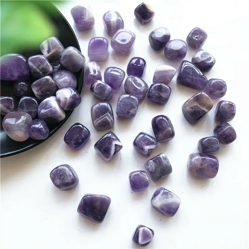 Прямая поставка, 50 г, 10-20 мм, натуральный аметист, Кристальные камни, навалом, обрушенный драгоценный камень, исцеляющий декоративный фиолетовый кристалл, камни