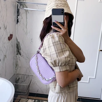 

Retro Animal Pattern Women Handbags Totes PU Chain Shoulder Underarm Purse