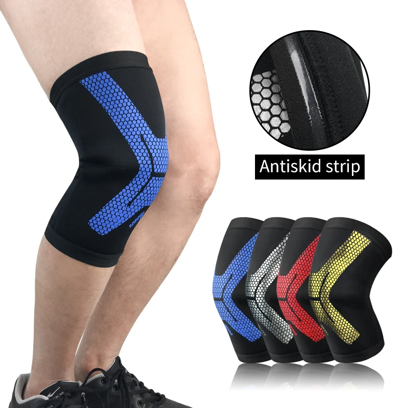

Faddish 1 Pair Sports Knee Pads Protects Patella Meniscus Suitable For Mountaineering Running Cycling Weight Lifting Fitness