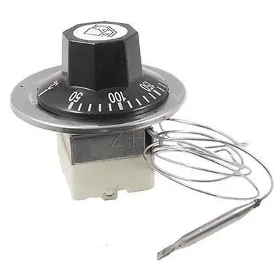 

AC 16A 250V 50 to 300 Celsius 3 Pin NC Capillary Thermostat for Electric Oven