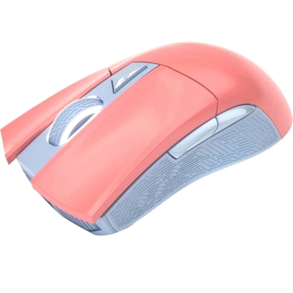 Мышь ASUS ROG Gladius II Origin PINK оптическая, проводная, 12000 dpi, USB, цвет: розовый/серый