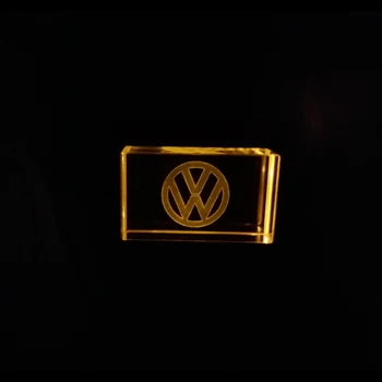 

Volkswagen Kristal + metalen USB flash drive pendrive 128MB 4GB 8GB 16GB 32GB 64GB 128GB Externe storage Drive Custom Your logo