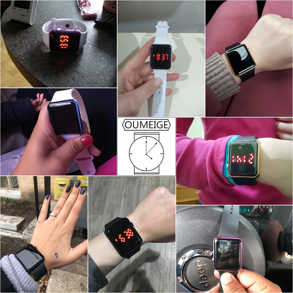 2022 Digital Lover Watches Couple Watch Sports Lover Wristwatches LED Digital Watch for Men Women Luxury Electronic Clock Pareja