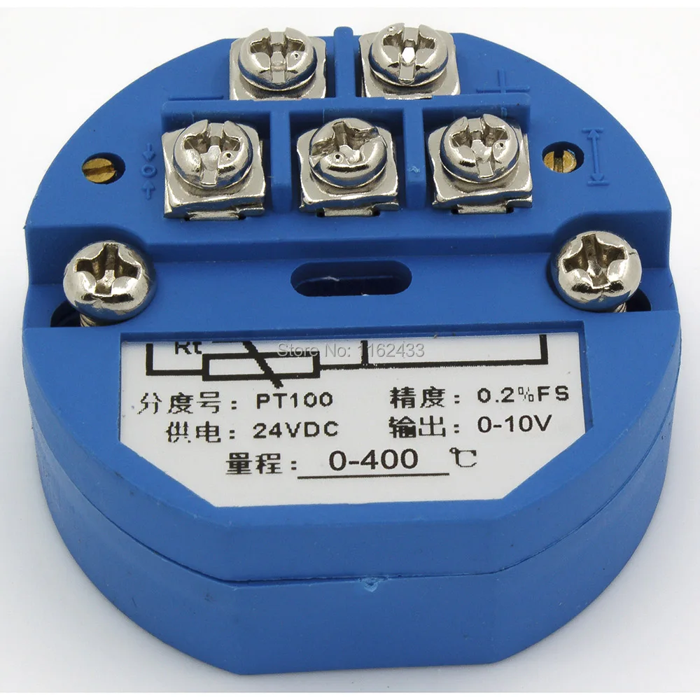 

FTT01 0-10V output 0-400C PT100 temperature transmitter module SBWZ temperature amplifier templifier