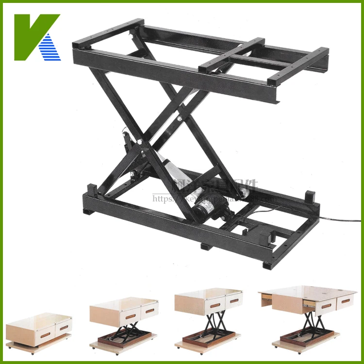 

TV-lift Intelligent custom-made household fitting for electric lifting tea table and table hardware folding iron frame lifte