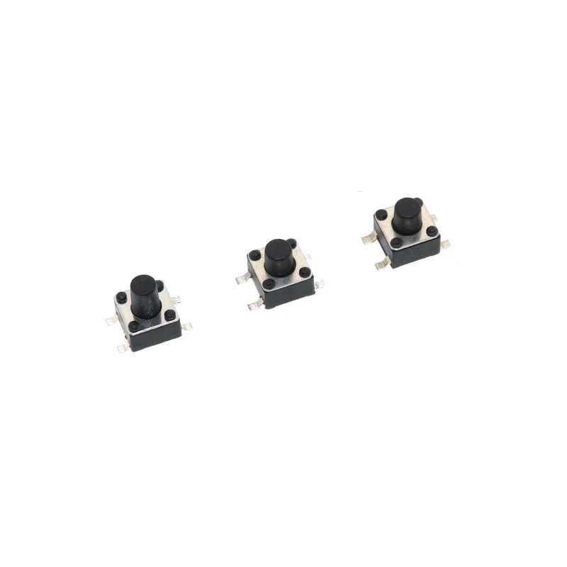 4.5*4.5 mm 4.5X4.5 Tact Switch Push Button Switch Copper 4PIN SMT SMD Micro 4.5x4.5x3.8/4.3/5/6/7 MM 50PCS/LOT