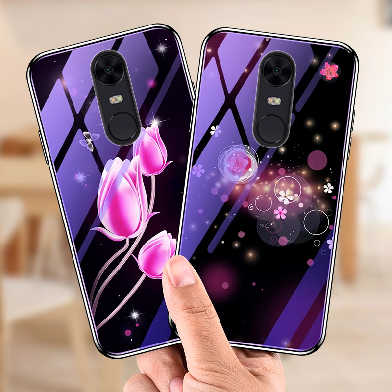 Чехол для телефона из закаленного стекла Xiaomi Redmi Note 8Pro 9 8 8A 7 чехлы с покрытием