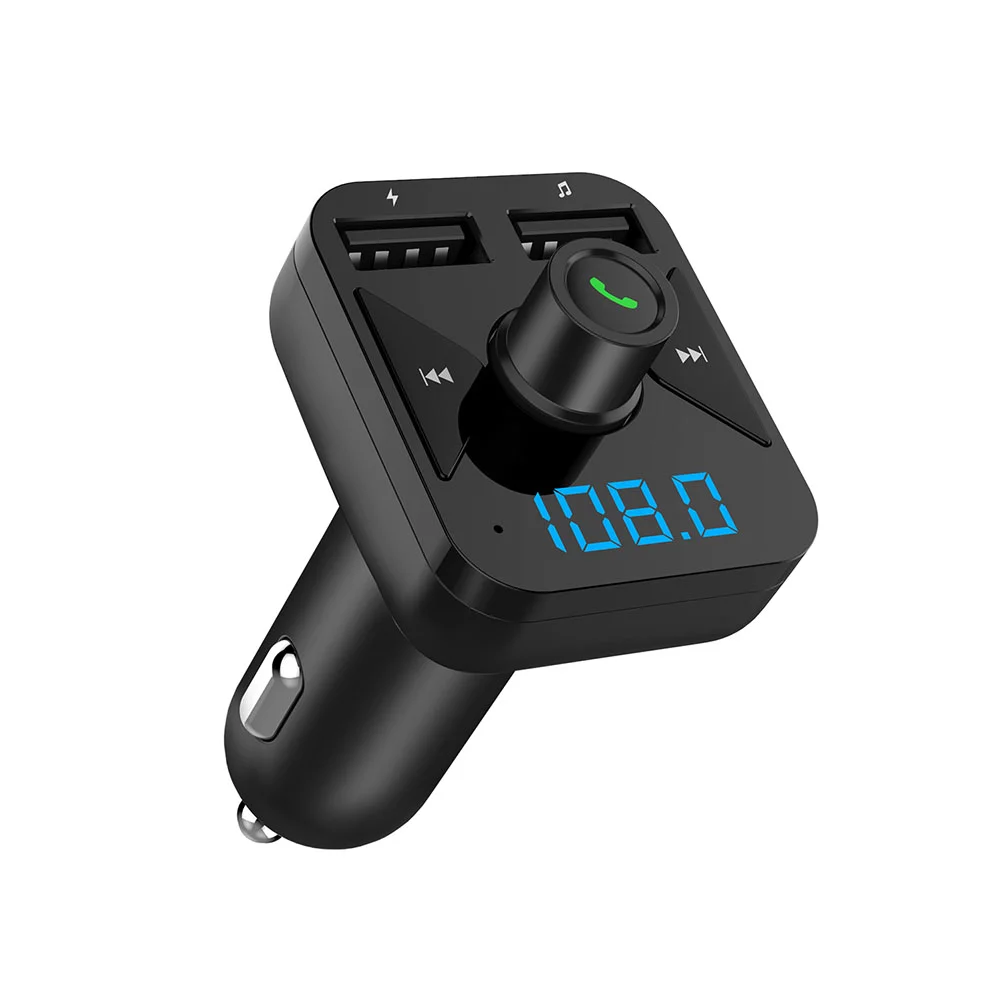 Wireless Car MP3 Player Transmitter Radio with 2 USB Port Charger &amp Hands-free Calling Support Flash Drive | Автомобили и