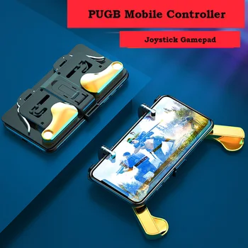 

for 4.7-6.0″ Mobile Phone Case Metal Shooting Button Peace Elite Game Controller H8 PUGB Mobile Controller Joystick Gamepad