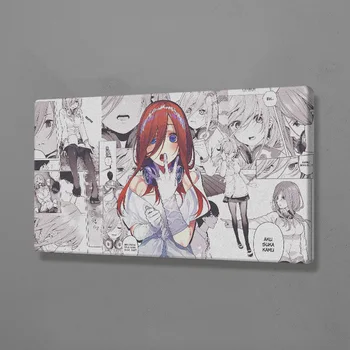 

Nakano Miku Modular Canvas Pictures Painting Home Decoration Prints Poster Modern Animation Character Wall Artwork for Bedroom