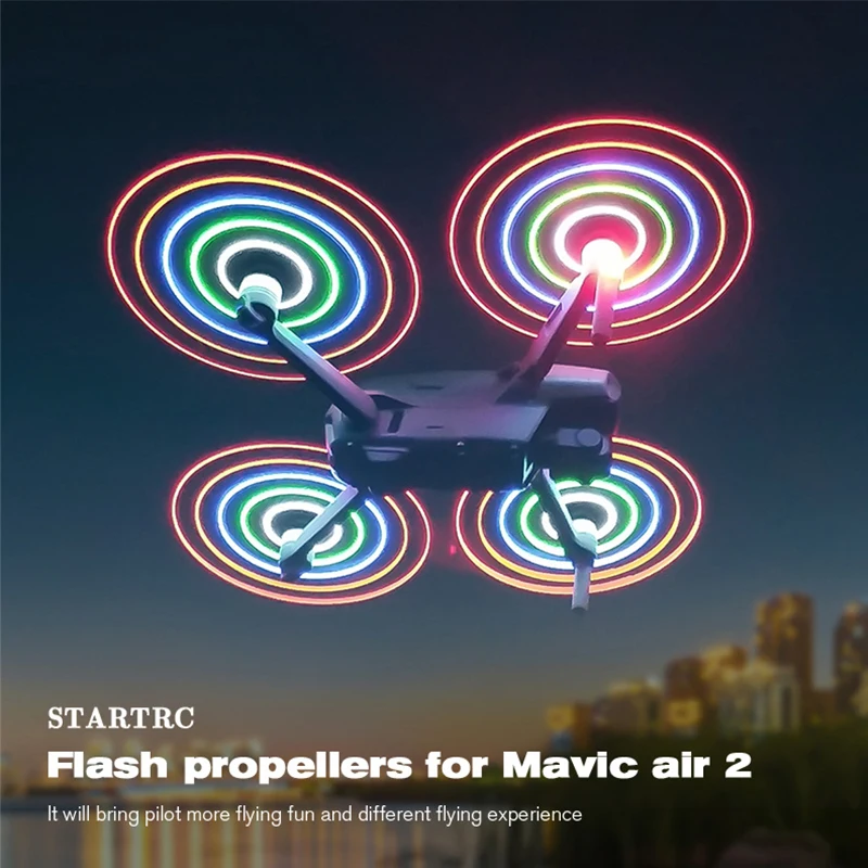 Светодиодная вспышка 7238F для дрона DJI Mavic Air 2S малошумный перезаряжаемый реквизит