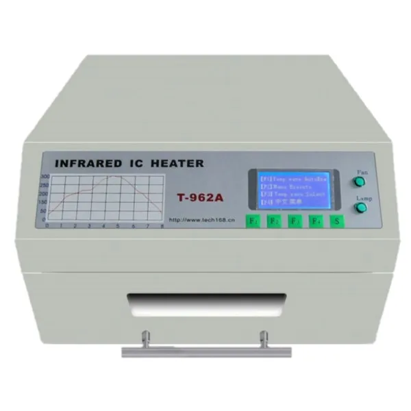 

PUHUI T-962A Infrared Solder Led Free Reflow Oven Windowed Drawer IC Heater 300x320mm T962A