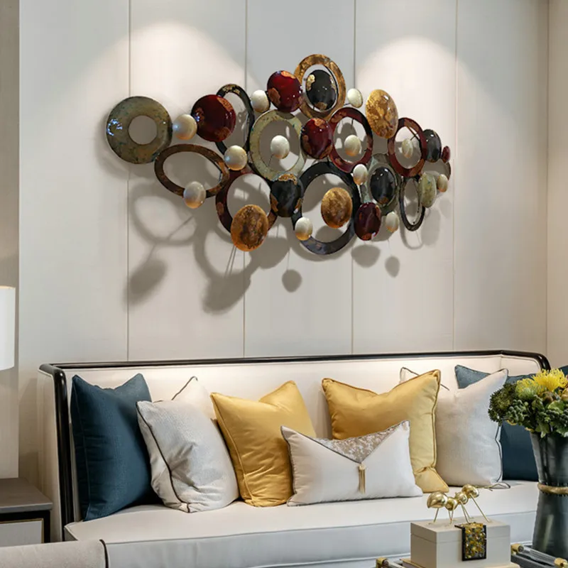 European Style Stereoscopic Wall Decoration Simulation Cosmic Planet Iron Art Wall Accessories Living Room Wall Hangings X2218