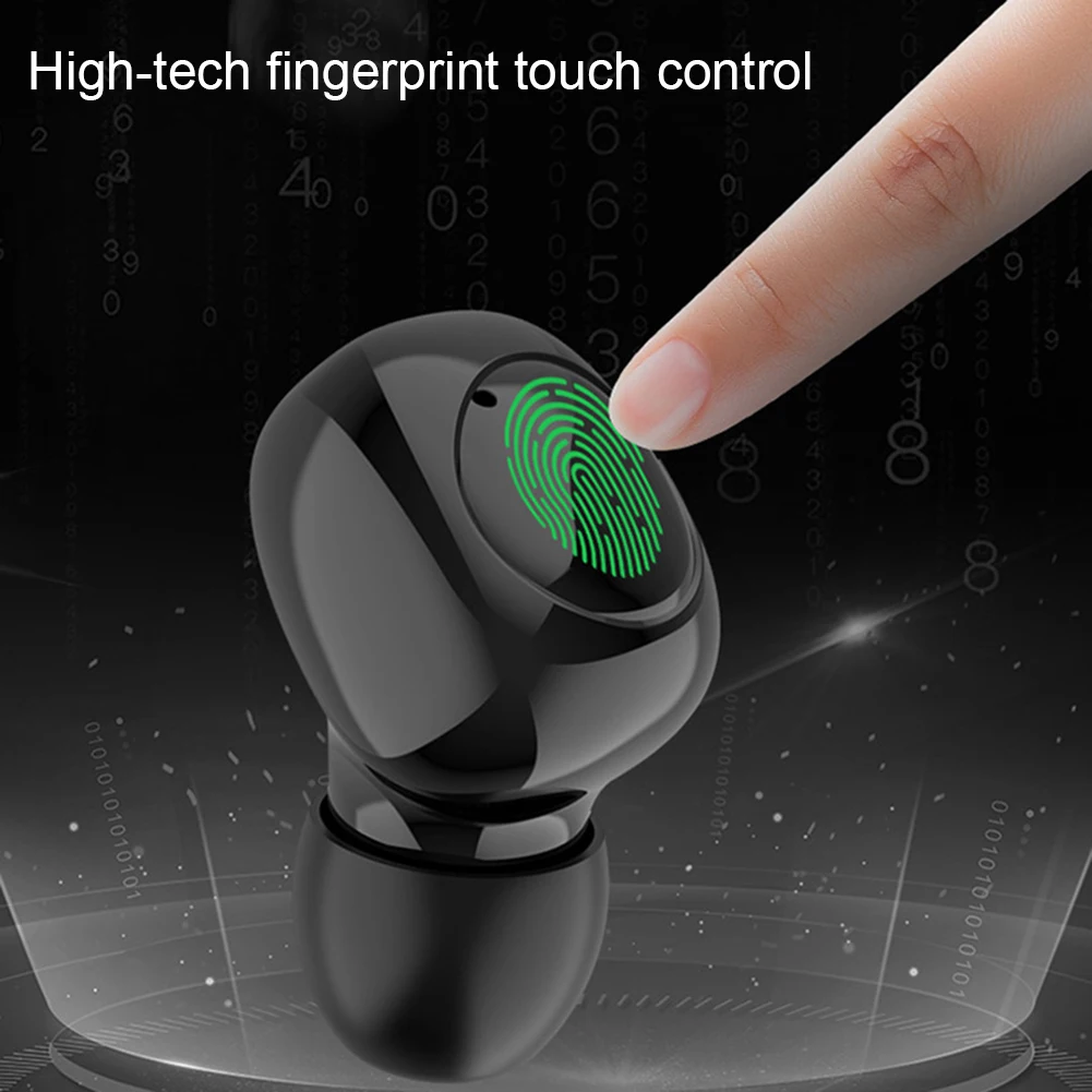 Bluetooth 5 0 TWS Wireless Earphones Touch Control Headset LED Display Waterproof HIFI 6D Surround Sounds Sports Earphones