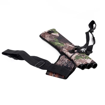 

Archery Accessories Double Straps Waist Across Arrow Quiver Portable Shoulder Arrow Bag for Recurve Bow Hunting Shooting