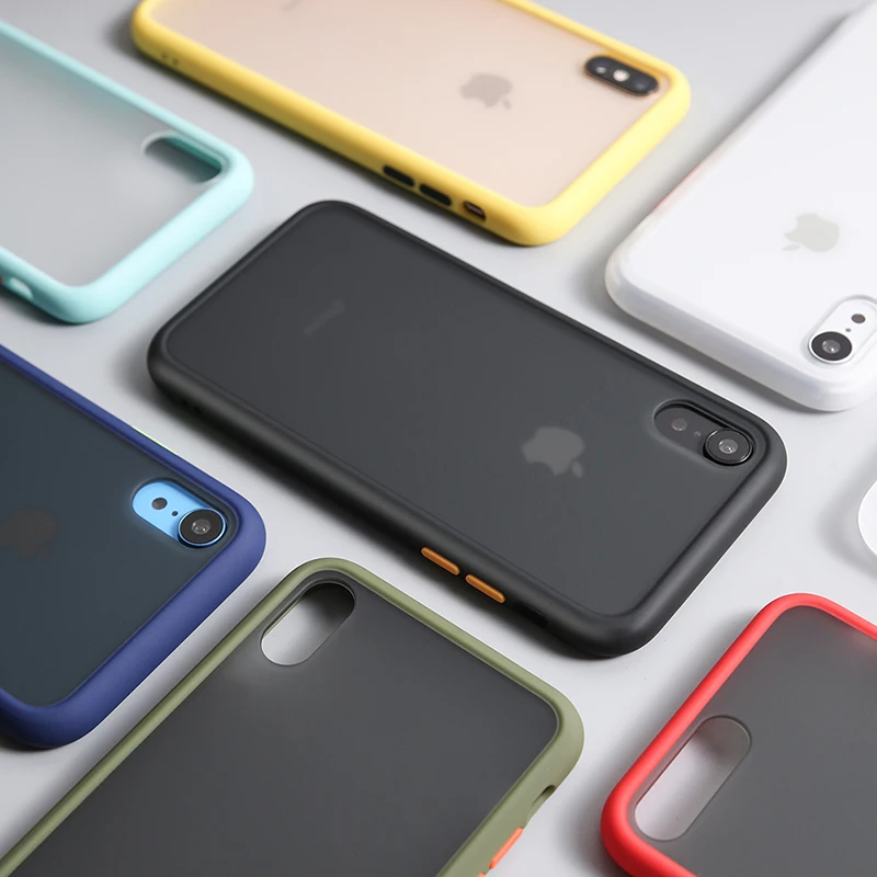 Прозрачный противоударный Гибридный Силиконовый чехол для телефона iPhone 11 Pro X XS XR Max 6 6s 7 8 Plus Фирменная прозрачная мягкая задняя крышка