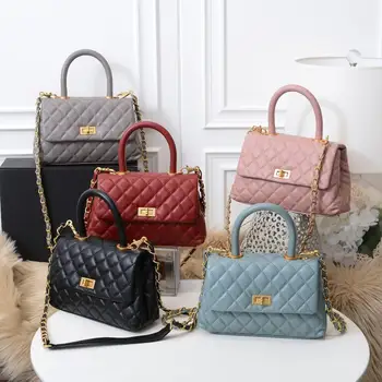 

free shipping the new style fashion and pretty genuine cow leather women handbag one shoulder bag crossbody bag 5 color 3 size