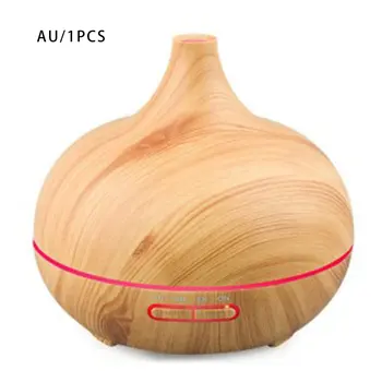 

400ml Aroma Air Humidifier wood grain with LED lights Essential Oil Diffuser Aromatherapy Electric Mist Maker for Home