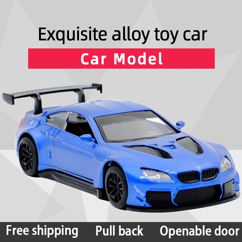 Модель литая автомобиля Caipo M6 GT3 из сплава игрушечный автомобиль с откидной