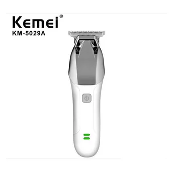 

Kemei Hair Clipper KM-5029A Trimmer USB T Blade Rechargeable Haircut Machine Male Powerful Shaving Shaver Man T-blade Cut Trimer