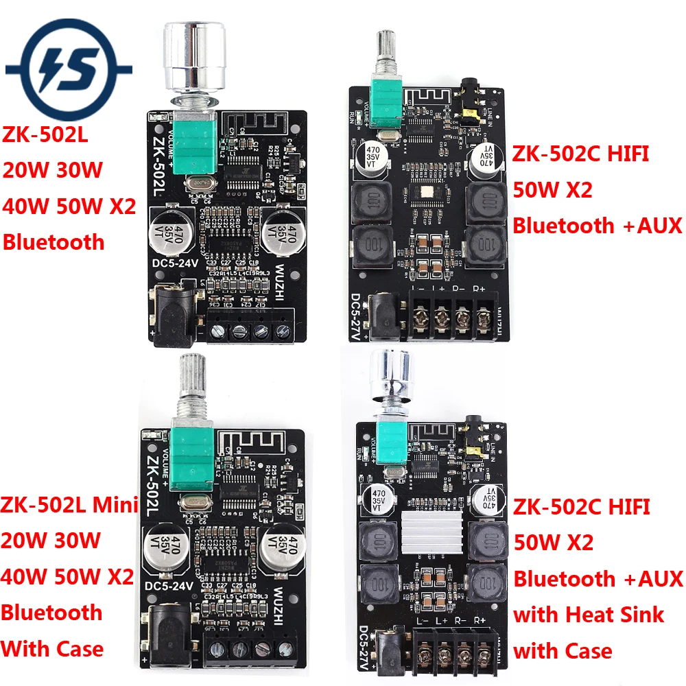 Bluetooth аудио стерео модуль BLE5.0 HIFI 2 0 цифровой усилитель с ручкой Регулируемый