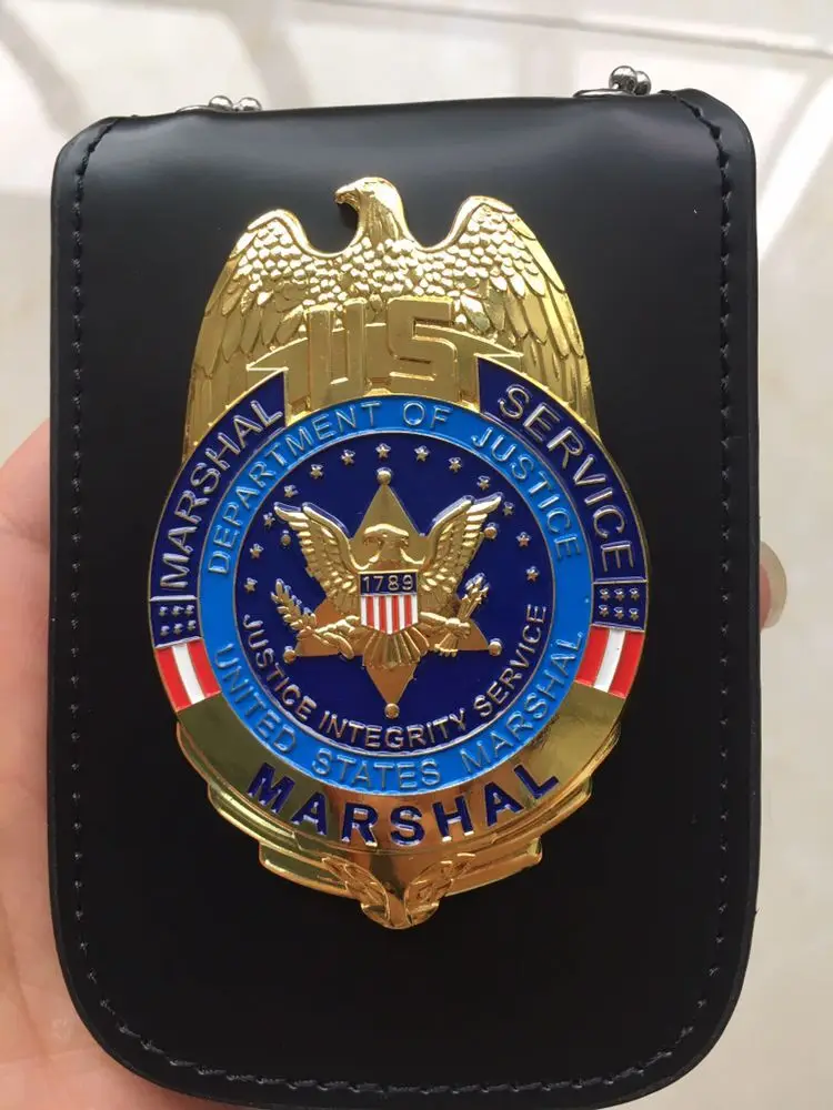 Классическая служба маршала США по делам справедливости Реплика реквизит для