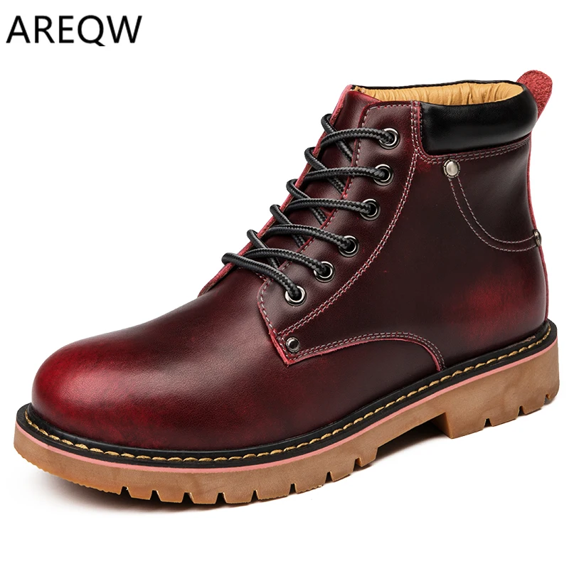 

2019 Men Boots Men's Light Breathable Security Duty Work Boots Man Canvas Outdoor Shoes Male Motorcycle Boot