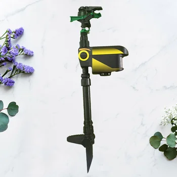 

1pc Water Spray Animal Catcher Solar Panels Automatic Sensing Animal Expeller Invade Warner Supplies Garden Animal Repeller for