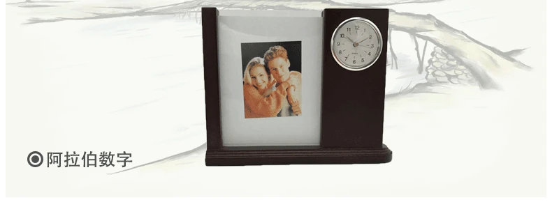 Деревянные столы Ближний Восток прохладные настенные часы внешней торговли время часы Твердый Деревянный Будильник журнал подарок Настройки Оптом