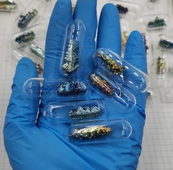 

Bismuth Crystals Bismuth Metal crystal Mineral crystal stone specimens of original rock ore metal collection act the role