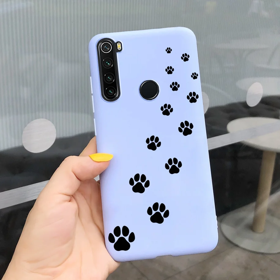 xiaomi leather case color Redmi Note 8 Ốp Lưng Điện Thoại Dễ Thương Mèo Hoạt Hình Ốp Lưng Dành Cho Xiaomi Redmi Note 8 Pro Trường Hợp Note8 8 T 8Pro 8 T Silicone Mềm Coque xiaomi leather case chain Cases For Xiaomi