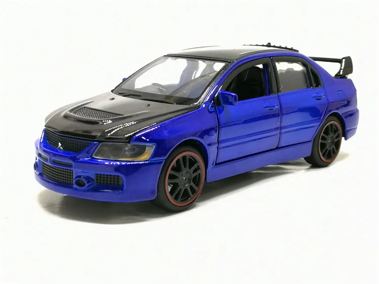 a 1/32 Mitsubishi Lancer EVO IX 9 RHD литая модель автомобиля игрушки для детей Подарки - Цвет: a