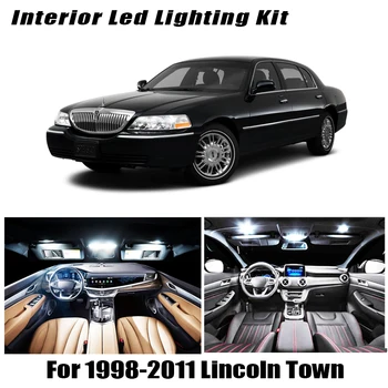 

14x Canbus Error Free LED Interior Light Kit Package for 1998-2011 Lincoln Town Car Accessories Map Dome TrunkLicense Light