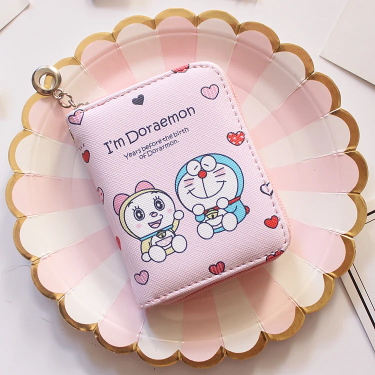 NO.A7 Doraemon, женские модные мини-кошельки с принтом, кошелек для монет, большая вместительность, клатч из искусственной кожи, Женский держатель для карт, кошельки - Цвет: NO.A7